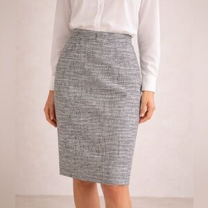 J.Crew Textured Tweed Pencil Skirt